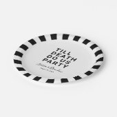 死おもしろいが我々のパーティーや婚約結婚を行うまで ペーパープレート (アングル)