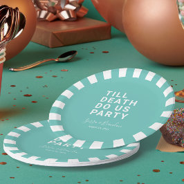 死おもしろいが我々のパーティーや婚約結婚を行うまで ペーパープレート