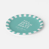 死おもしろいが我々のパーティーや婚約結婚を行うまで ペーパープレート (アングル)