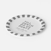 死おもしろいが我々のパーティーや婚約結婚を行うまで ペーパープレート (アングル)