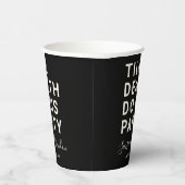 死おもしろいが我々のパーティーや婚約結婚を行うまで 紙コップ (右)