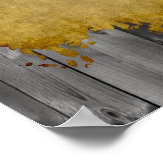 死おもしろいぬか生きたポスター ポスター (角)