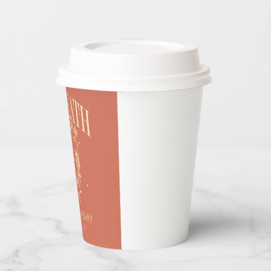 死おもしろいぬまでパーティーの結婚紙 紙コップ (左)