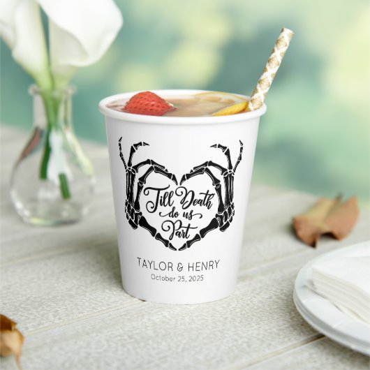 死おもしろいぬまでパーティーの結婚紙 紙コップ (インサイチュ)