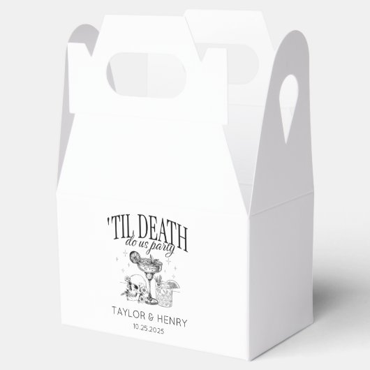 死おもしろいぬまでパーティー結婚式の引き出物箱 フェイバーボックス (オープン)