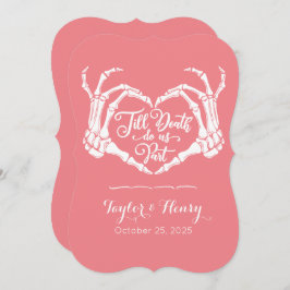 死おもしろいぬまでパーティー結婚式招待状 招待状