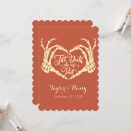 死おもしろいぬまでパーティー結婚式招待状 招待状