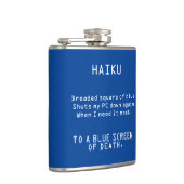 死おもしろいの青ざめた俳句 フラスク (右)