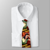 死および税のタイ-税日のユーモア-父の日 ネクタイ (タイ)