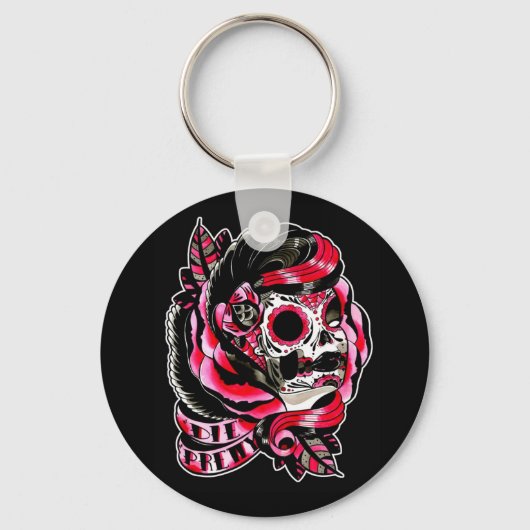 死かわいらしぬ キーホルダー (正面)