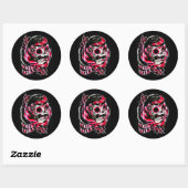 死かわいらしぬ ラウンドシール (シート)