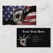 死か自由 名刺 (正面/裏面)