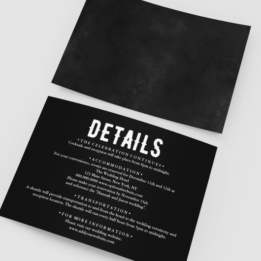 死がゴシック様式の遺物を私たち結婚に分けるまで エンクロージャーカード