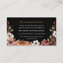 『死がハロウィーンの一部となるまで結婚』 エンクロージャーカード