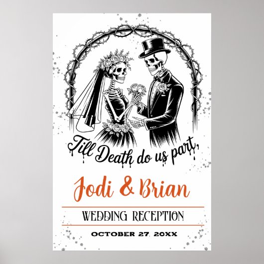 死がハロウィーンの歓迎結婚を果たすまで ポスター (正面)