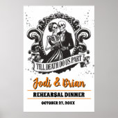 死がハロウィーンの歓迎結婚を果たすまで ポスター (正面)