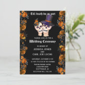 死がハロウィーンの骸骨を分け結婚るまで 招待状 (スタンド正面)