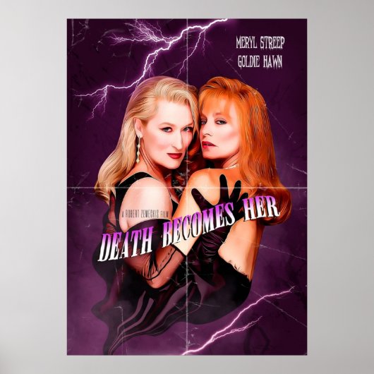 死が彼女のヴィンテージ映画になる ポスター (正面)