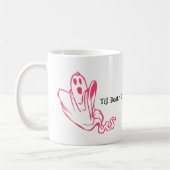 死が我々にブーブハロウィーンの雰囲気を コーヒーマグカップ (左)