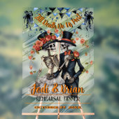 死が我々のハロウィン結婚の アクリルサイン (ニュートラル)