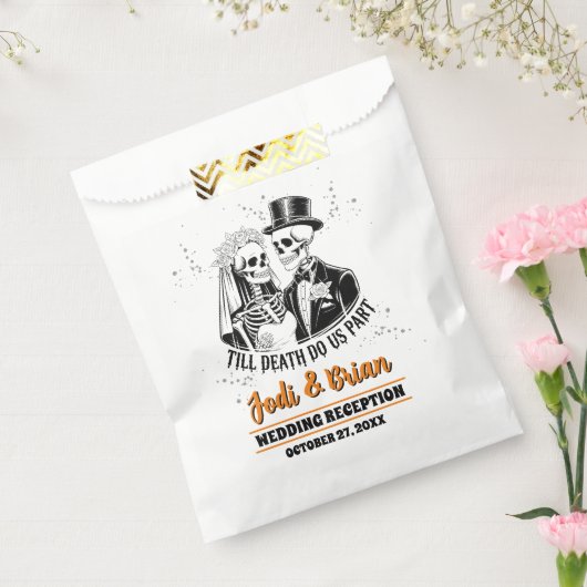 死が我々のハロウィン結婚の フェイバーバッグ (封をした状態)