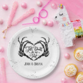 死が我々のハロウィン結婚の ペーパープレート (パーティー)