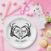 死が我々のハロウィン結婚の ペーパープレート (パーティー)