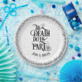 死が我々のハロウィン結婚の ペーパープレート (パーティー)