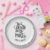 死が我々のハロウィン結婚の ペーパープレート (パーティー)