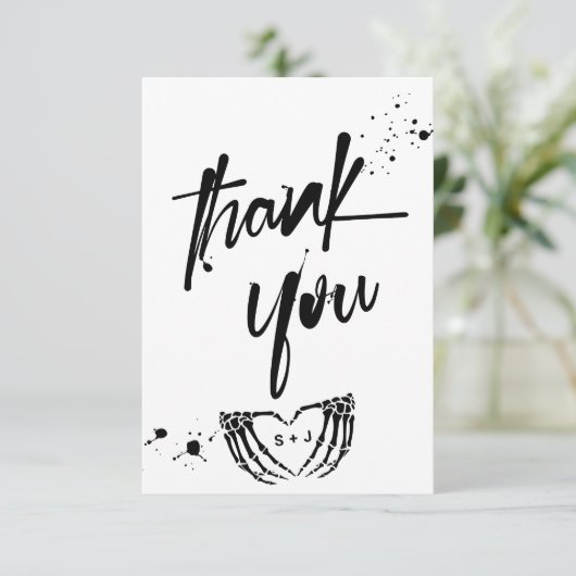 死が我々のパーティーグランジの結婚 サンキューカード (スタンド正面)