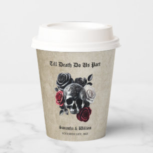 死が我々のパートヴィンテージハロウィン結婚ズ 紙コップ