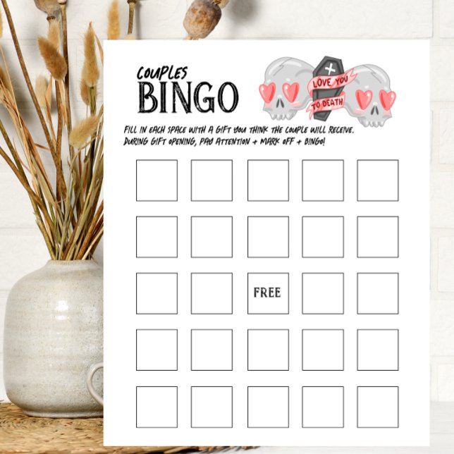 死が我々の一部となるまで |カップルビンゴゲーム |色 (クリエイターアップロード済み)