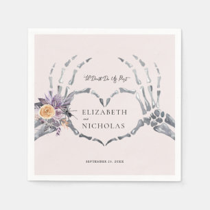 『死が我々の一部となるまで  ハロウィン結婚ズ スタンダードカクテルナプキン