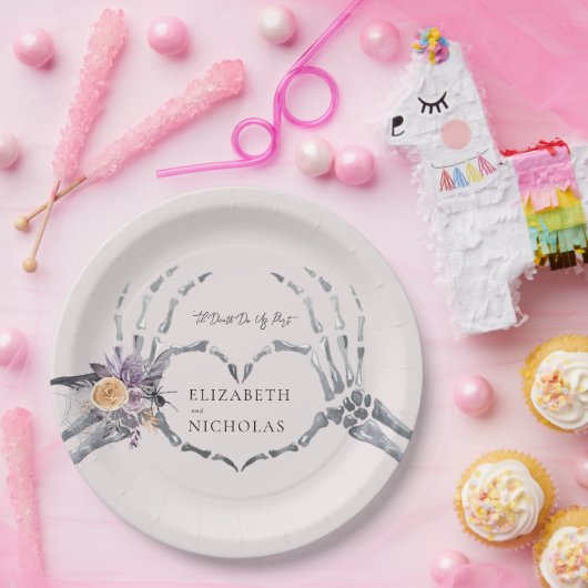 『死が我々の一部となるまで |ハロウィン結婚ズ ペーパープレート (パーティー)