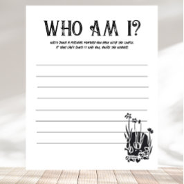 死が我々の一部となるまで |私は誰なの？ゲーム | B+W