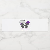 死が我々の一部となるまで |紫と黒結婚の ペットボトルラベル (シングルラベル)