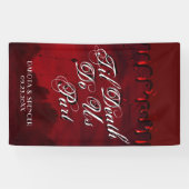 死が我々の一部となるまで Blood Red殺人事件の謎 横断幕 (横)