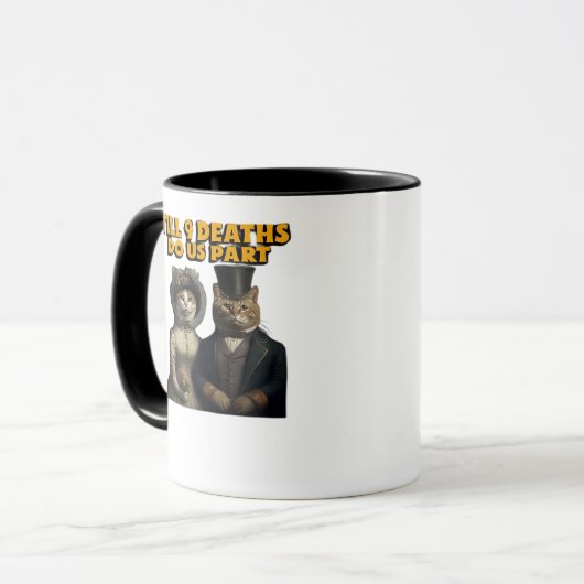 死が我々の一部となるまクラシックで マグカップ (正面左)