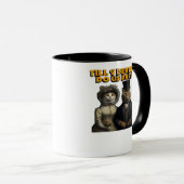 死が我々の一部となるまクラシックで マグカップ (正面右)