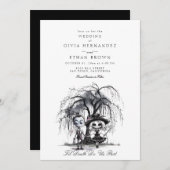 死が我々の一部となるま結婚で 招待状 (正面/裏面)