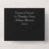 死が我々の一部になるまでの骨格 オールインワン招待状 (裏面)