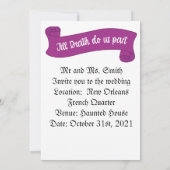 死が我々の一部になるまで セーブザデート (裏面)