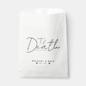 死が我々の一部を白結婚く フェイバーバッグ (正面)