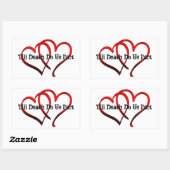 死が我々の一部シールを行うまで 長方形シール (シート)