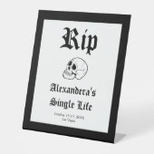 死が我々の一部バチェロレッテ 台座サイン (正面)