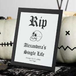 死が我々の一部バチェロレッテ 台座サイン