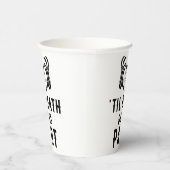 死が我々の骨の一部となるま結婚で 紙コップ (右)