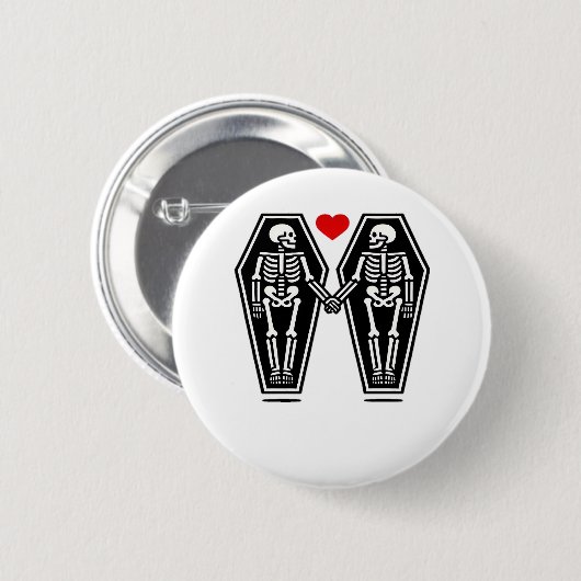 死が我々を共にするまでは – 何のも知らクラシックない 缶バッジ (正面&裏面)