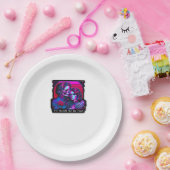 死が我らを別つまで - グリムリーパーのロマンス ペーパープレート (パーティー)