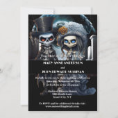 死が我らを別つまで、死体花嫁と新郎 招待状 (正面)